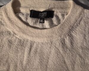 Raffi Men's Off-White Crewneck Sweater